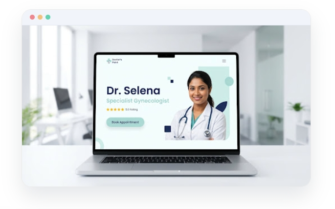 Dr. Selena Specialist Portfolio Website Showcase